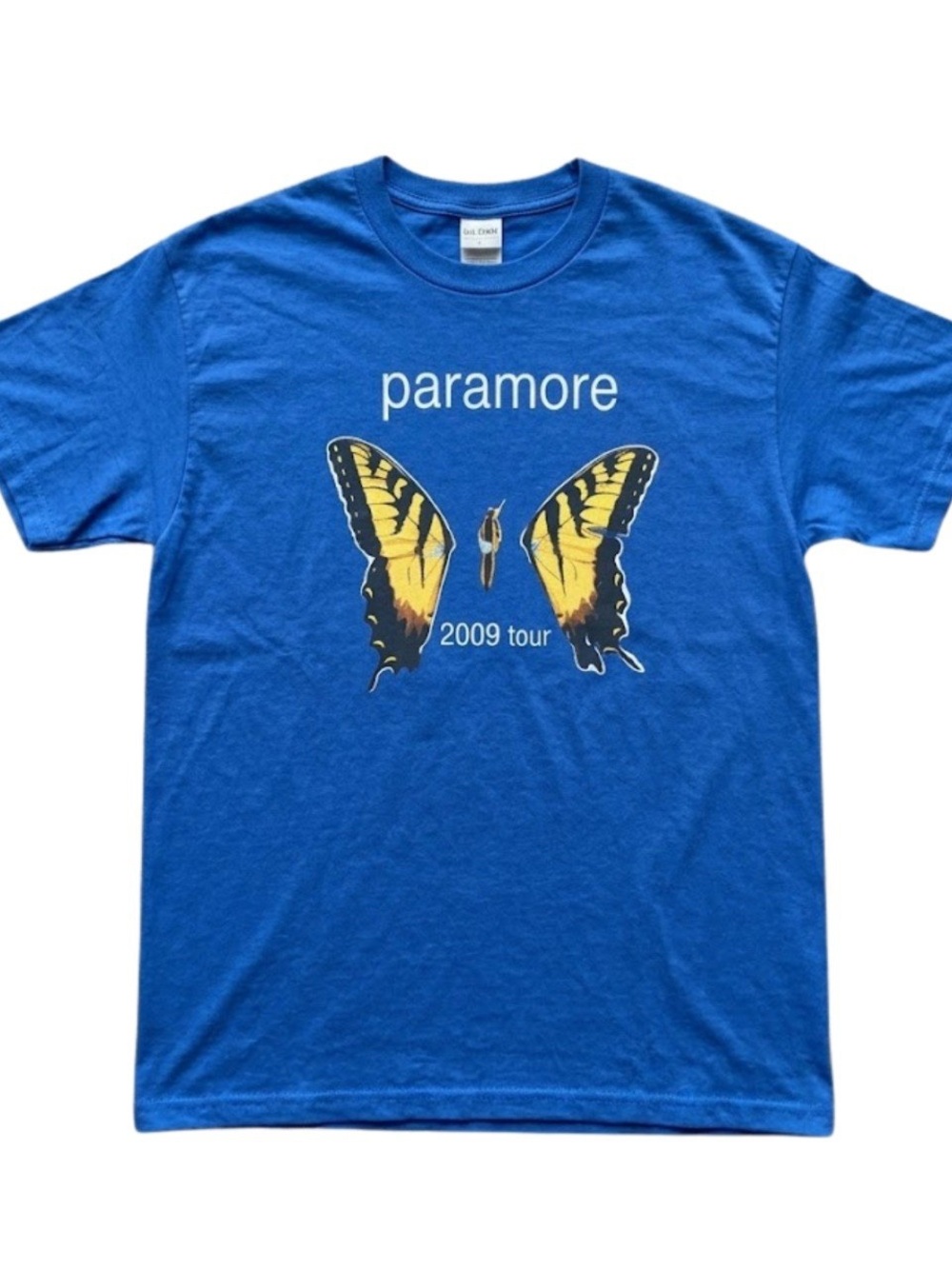 Gildan Blue Paramore 2009 Tour Graphic Tee